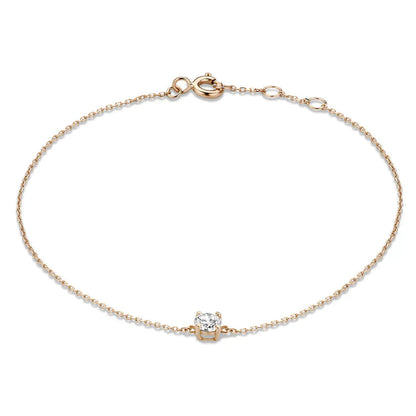 Cléa Moissanite Stein Armband | Gold