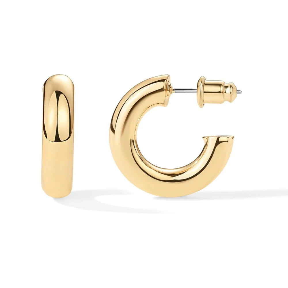 Sternenstaub Creolen | Gold