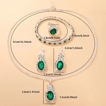 Seloria Grevalyn Schmuckset | Weißgold