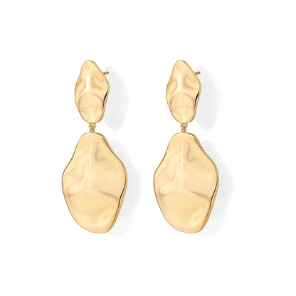 Ripple Welle Ohrringe | Gold