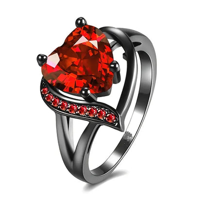 Calindra Rosethorne Ring | Schwarz Finish