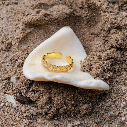 Camille Gold Gemustert Ring