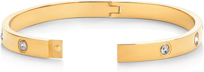 Halo Punkt Armband | Gold