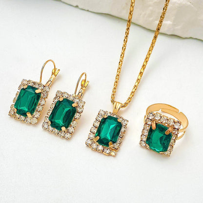 Sylvara Greenveil Schmuckset | Weißgold