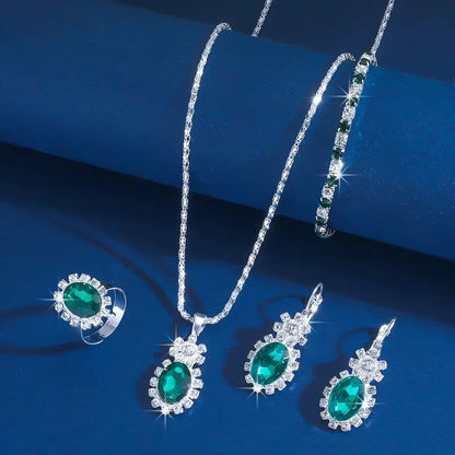 Seloria Grevalyn Schmuckset | Weißgold