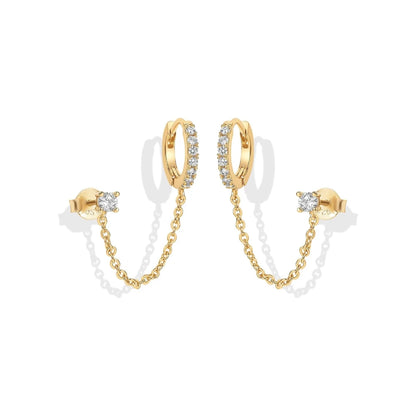 Adella Kette Ohrringe | Gold