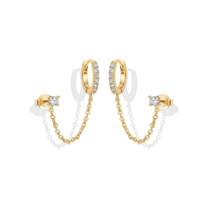 Adella Kette Ohrringe | Gold