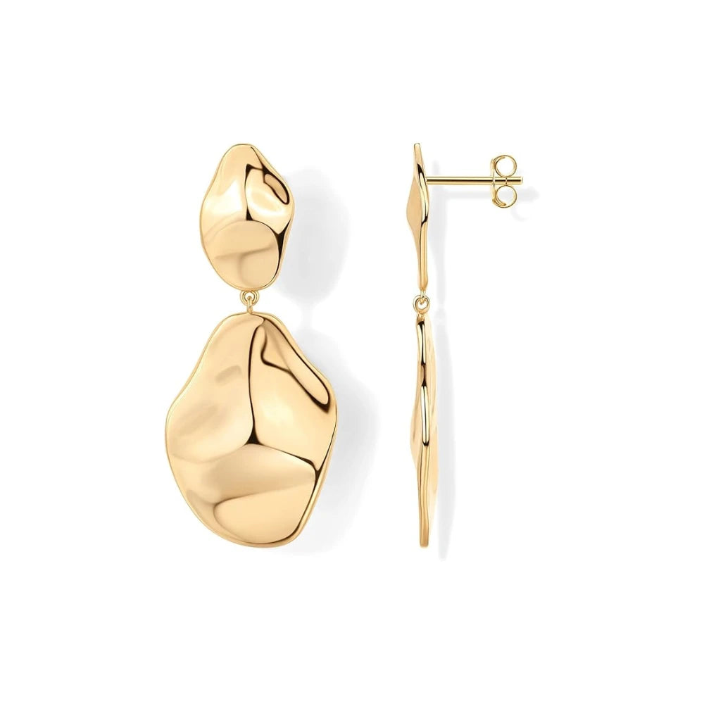 Ripple Welle Ohrringe | Gold