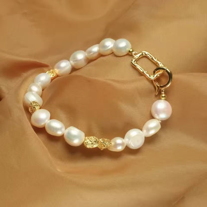 Barocke Süßwasserperlen Armband