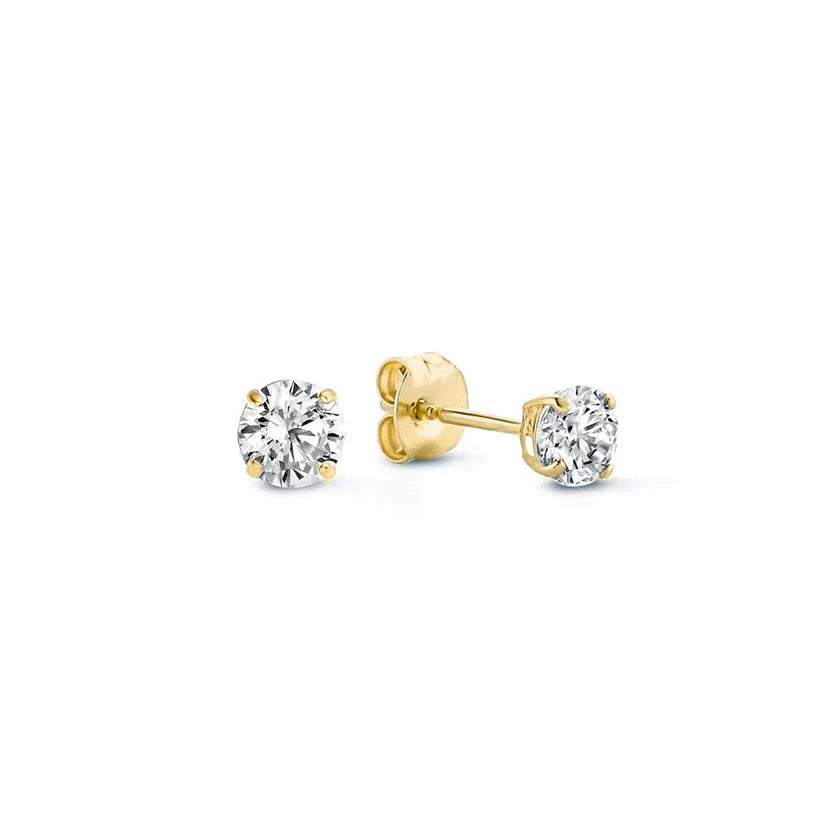 Larmes de Lune Stein Ohrstecker | Gold