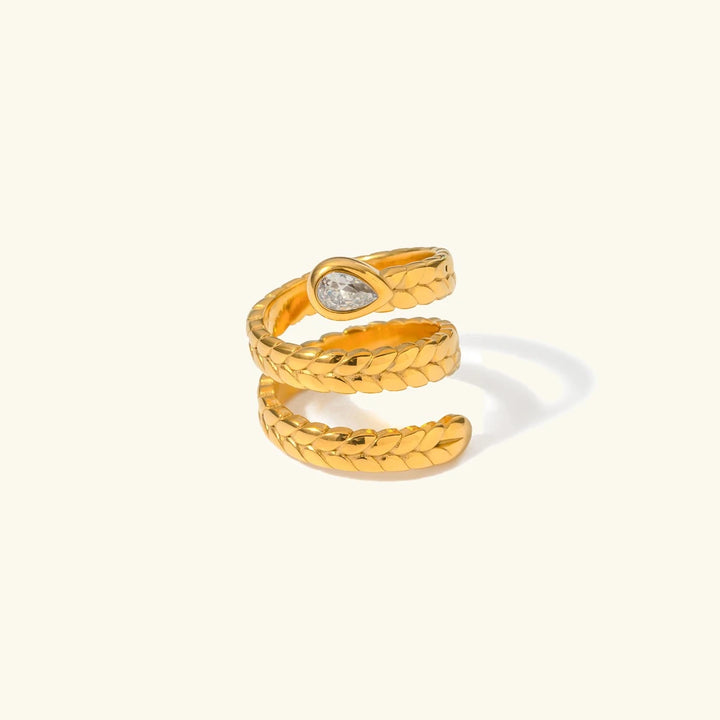 Davina Gold Schlange-Ring