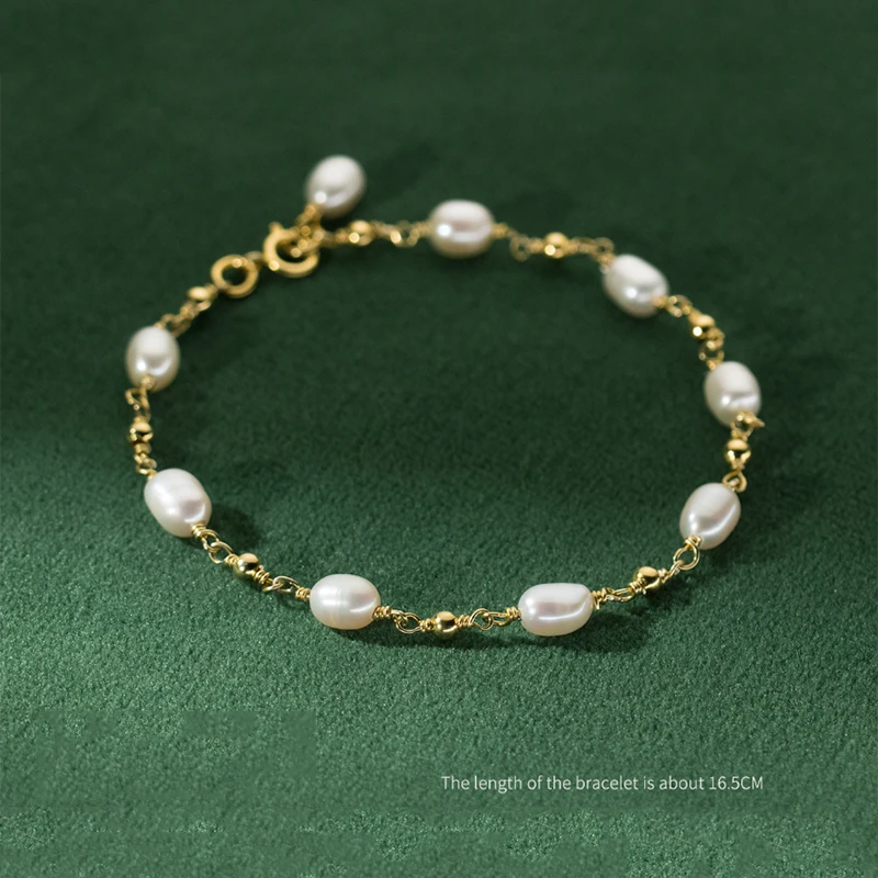 Barockperlen Strang Armband
