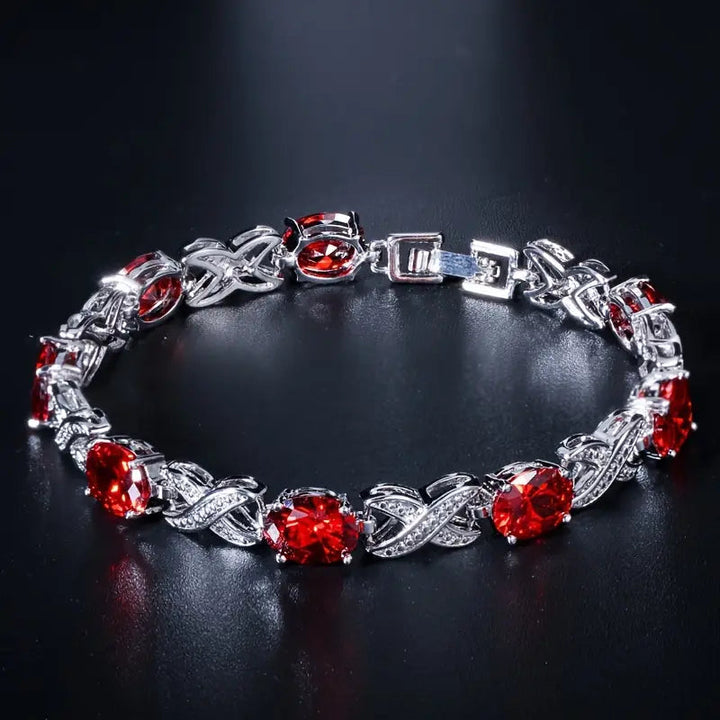 Alendra Flameaux Armband | Weißgold