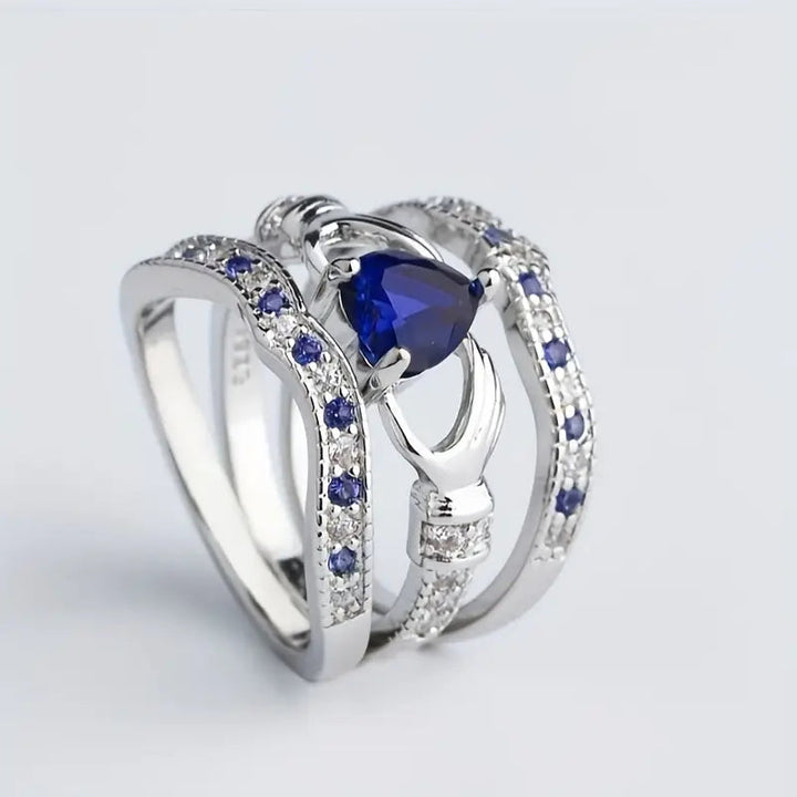 Ewig Luxus Azura Ring-Set | Weißgold