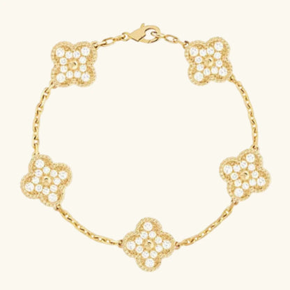 Kleeblatt-Armband Diamant