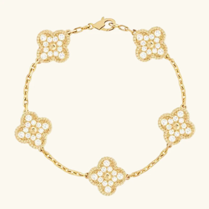 Kleeblatt-Armband Diamant